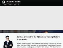 Tablet Screenshot of cardoneuniversity.com